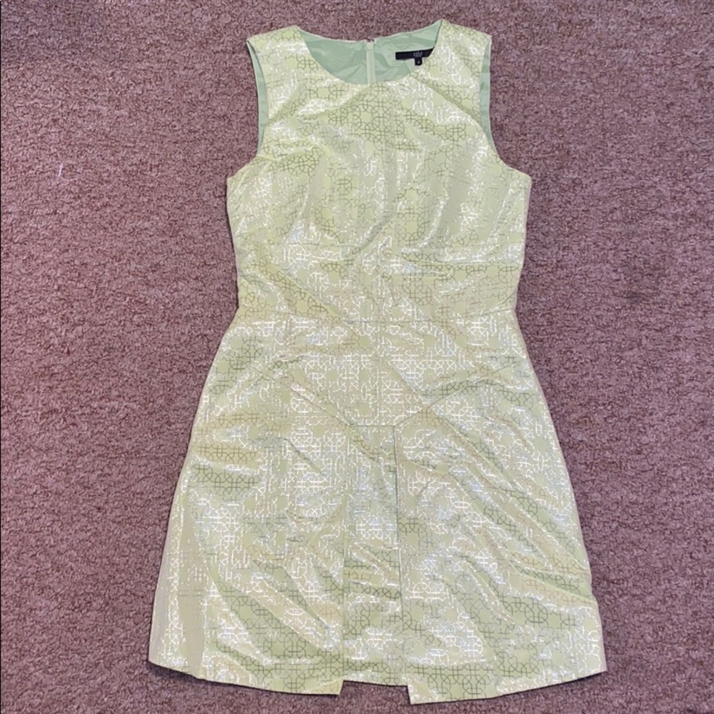 Lime green dresss Tibi New York